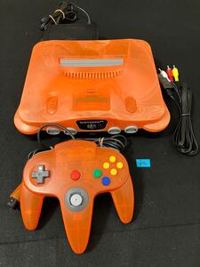 ニンテンドー64 ダイエーホークス優勝記念品　クリアオレンジ　完動品　激レア　本体コントローラーセット