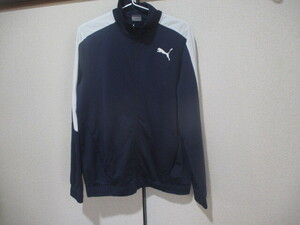 O■PUMA プーマ■ジャージジャケット■ネイビー　USA古着