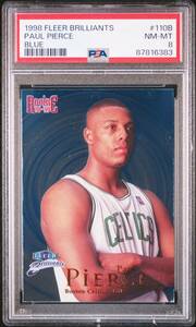 【PSA8 NEAR MINT-MINT】1998-99 Fleer Brilliants [PAUL PIERCE/ポールピアース] #110B Blue Parallel Rookie Card RC BOSTON CELTICS NBA