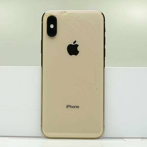 iPhone Xs 256GB ゴールド SIMフリー 訳あり品 ジャンク 中古本体 スマホ スマートフォン 白ロム