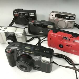 KF3/38　【ジャンク】フィルムカメラ ポケットフィルムカメラ 6点 konica fuji minolta 他　レトロカメラ 昭和レトロ ヴィンテージ■