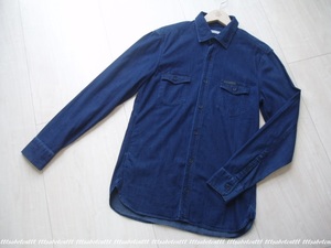 美品/完売 BURBERRY BRIT “DENIM SHIRT” デニムシャツ S バーバリーブリット