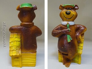 70sビンテージ ヨギベア ラージサイズ コインバンク Yogi Bear クマゴロー 珍犬ハックル ハンナバーベラ