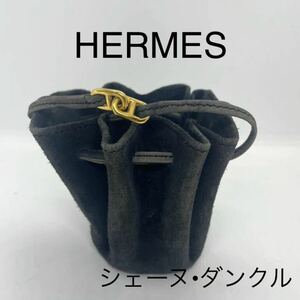 エルメス HERMES シェーヌダンクル　マルチケース ポーチ ヴェスパポーチ　ゴールド金具 