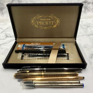 ◎【売り切り】ブランドボールペン 万年筆まとめ！ SHEAFFER シェーファー PARKER パーカーSAILORセーラー CROSSクロス ペン先14K 筆記具