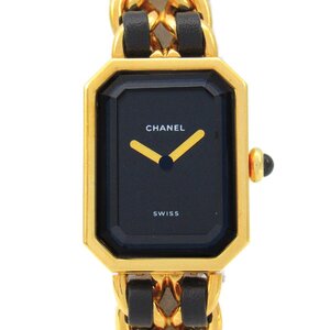 シャネル プルミエールS ブランドオフ CHANEL GP（ゴールドメッキ） 腕時計 GP/革 中古 レディース