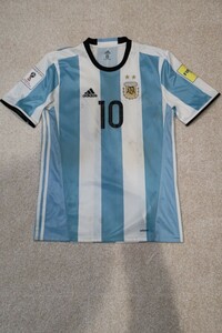 MESSI 実使用ユニフォーム サイン無し アルゼンチン代表 FCバルセロナ サッカーワールドカップ バロンドール メッシ 