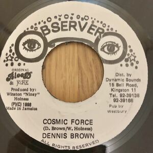 送料無料★レア デニスブラウン ビックチューン!!　COSMIC FORCE / DENNIS BROWN★