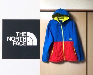 人気★コンパクト ジャケット★ノースフェイス NORTHFACE★L★青×赤系★NP16970★中古★マウンテン パーカー★秋冬★アメカジ★登山