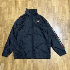 ecko unltd ウインドブレーカー 裏地メッシュ 黒 M 古着