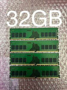 SKhynix デスクトップ用 DDR4 PC4-3200 32GB（8GB*4本） ●y57