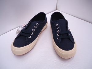 【KCM】UG-39-36★ワケあり未使用品★【SUPERGA/スペルガ】レディース　スニーカー　キャンバス　36 約23.0cm ネイビー 2750 COTU CLASSIC