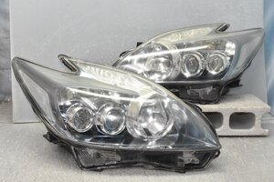 プリウス H21.9 ZVW30 LED ヘッド ライト 左右　*そ