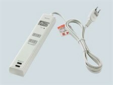 送料込み・ELPA WBS-USB2022SB 集中スイッチ付タップ USB2個口+コンセント2個口 2m