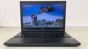 中古ノートパソコン★Windows10★NEC Core i3-6100U/@2.30GHz/4GB/HDD 500GB/15インチ以上★