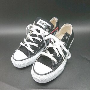 ◇ Θ ◎●未使用● CONVERSE コンバース 32160321 ローカットスニーカー サイズ22 ブラック ホワイト レディース E