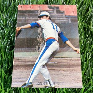 1973年 太平洋 加藤 No.123 カルビー プロ野球カード