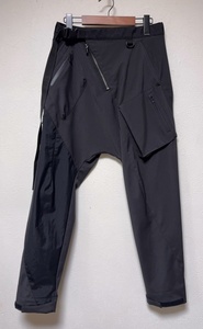 The Viridi-anne ヴィリジアン Schoeller Pants BLACK 黒 19AW VI-3103-04　透湿防水　3レイヤー　クロップド　リックオウエンス好きにも