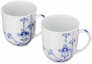 正規輸入品ロイヤルコペンハーゲン ブルーパルメッテ ペア マグカップ 280ml 結婚祝い プレゼント 1053611