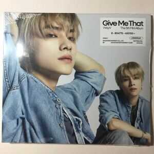 新品未開封 WayV Give Me That Digipack シャオジュン