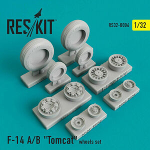 ◆◇RESKIT【RS32-0006】1/32 F-14A/Bトムキャット ホイール&タイヤ(汎用)◇◆