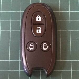 SU11552 点灯スズキ 純正 007YUUL0212スマートキーレス パレット ソリオ ルークス等MK21S MA15S 日産 両側スライド 4ボタン