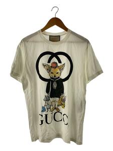 GUCCI◆日本限定/ヒグチユウコ/Tシャツ/XS/コットン/WHT