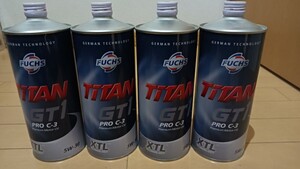 FUCHS フックス エンジンオイル TITAN GT1 PRO C3 5W-30 5W30 1L BENZ BMW VW AUDI ベンツ アウディ フォルクスワーゲン 外車用 輸入車用