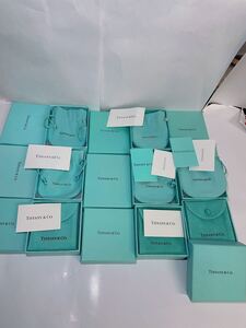 美品のみ　中綿付きのみ　ティファニー 空箱 保存袋 巾着 TIFFANY&Co ボックス BOX 空き箱　8個セット　おまとめ