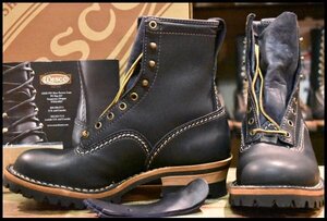 【7.5E 箱付 未使用 12年】WESCO ウエスコ カスタムジョブマスター SLTT ネイビー ビブラム100シングル ブーツ HOPESMORE