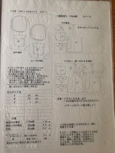 MPL/Mパターン研究所　廃盤　１ポケット付きバック　型紙　未使用