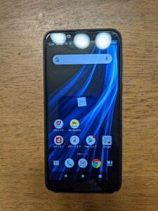 IY1057 docomo SIMフリー AQUOS sens2 SH-01L SHARP 4Gスマホ 簡易確認＆簡易清掃＆初期化OK 判定○ WebにてSIMロック解除受付手続済