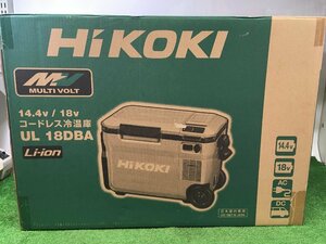 【未使用品】HiKOKI(ハイコーキ)旧日立工機 18vコードレス 冷温庫 サンドベージュ(BSL36B18X電池x1) UL18DBA(WMBZ) / ITMEJPW63E1W