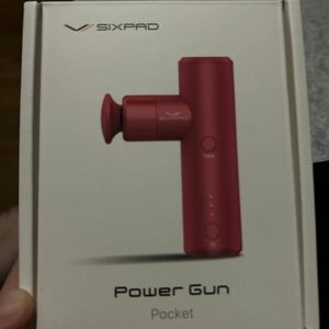 シックスパッド パワーガンポケット SIXPAD Power Gun Pocket SE-BP-01A（レッド）