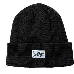 まとめ得 MACK BARRY マクバリー 【BEANIE(ビーニー)】 CLASSIC LABEL LONG BEANIE ブラック MCBRY70771 x [2個] /l