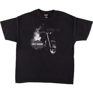 古着 ハーレーダビッドソン Harley-Davidson Hanes ヘインズ モーターサイクル バイクTシャツ メンズXL相当 /eaa471042