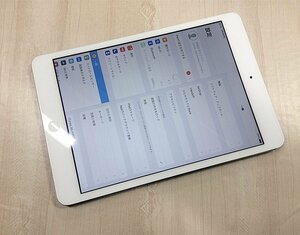 送料無料!! Apple iPad mini2 32GB Wi-Fi iPad mini Retina シルバー 7.9インチ ME280ZP/A A1489 中古品★充電ケーブル付き