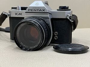 ◆ ASAHI PENTAX アサヒ ペンタックス KM フィルムカメラ SMC 1:1.8/55 動作未確認 保管品 ◆