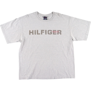 古着 トミーヒルフィガー TOMMY HILFIGER JEANS 半袖 ロゴTシャツ メンズXL /eaa424967