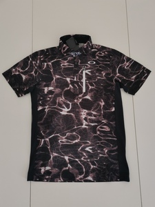 オークリー　ＯＡＫＬＥＹ ＳＩＮＵＯＵＳ ＧＲＩＤ ＳＨＩＲＴ　ＦＯＡ４０２５０１　(ＢＬＡＣＫ ＰＲＩＮＴ)　Ｌ