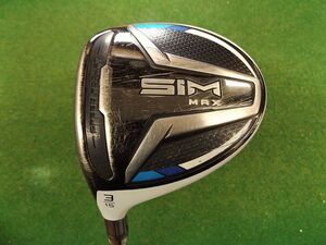 【税込】2214 SIM MAX (US) LH 3W 15° VENTUS BLUE FW(US)5 R カバー無 テーラーメイド シムマックス フェアウェイウッド レフティ 941419