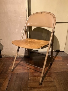 vintage Folding Chair ヴィンテージ フォールディングチェア 折り畳み Made in USA 60s 70s 80s インダストリアル ミリタリー C