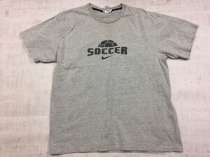 ナイキ NIKE サッカー スポーツ トレーニング 半袖Tシャツ カットソー メンズ 大きいサイズ XL グレー