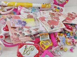 [BB-3-4] プリキュア キーホルダー ポストカード まとめ売り ジャンク スマイルプリキュア キュアフローラ キュアマカロン キュアショコラ