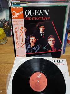 QUEEN クイーン　LP レア帯 グレイテスト　ヒッツ/GREATEST HITS 