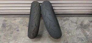 前BS-S01 後BS-BT601SSR YCY中古セット 100/485-12 120/80-12 NSR50 NSF 【D】