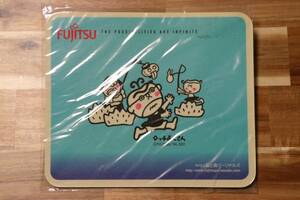 非売品 FUJITSU 富士通 タッチおじさん マウスパッド ◇ 新品 未開封品 新古品