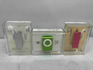 ジャンク 動作未確認 Apple iPod shuffle MC306J/A MC387J/A MB815J/A まとめて三点