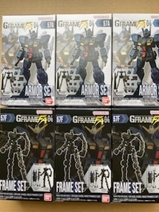 計6箱 3体分 ジム・クゥエル ［ヘイズル・ヘッド］ 未使用未開封品 GフレームFA04 機動戦士ガンダム GFRAMEFA04 FRAME ARMOR