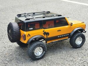 H-TECH　製　RC 1/10 Traxxas TRX4 21Bronco　アルミメタルルーフラック　Aluminum Metal Roof Rack